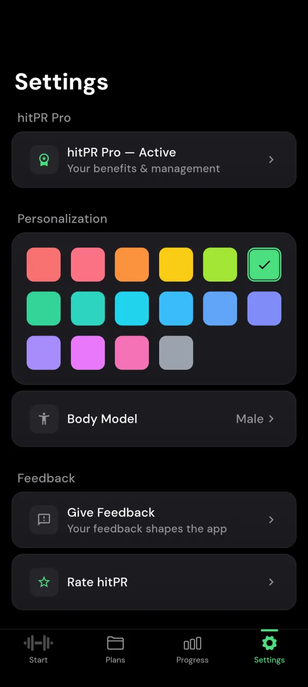 Accent Colors
