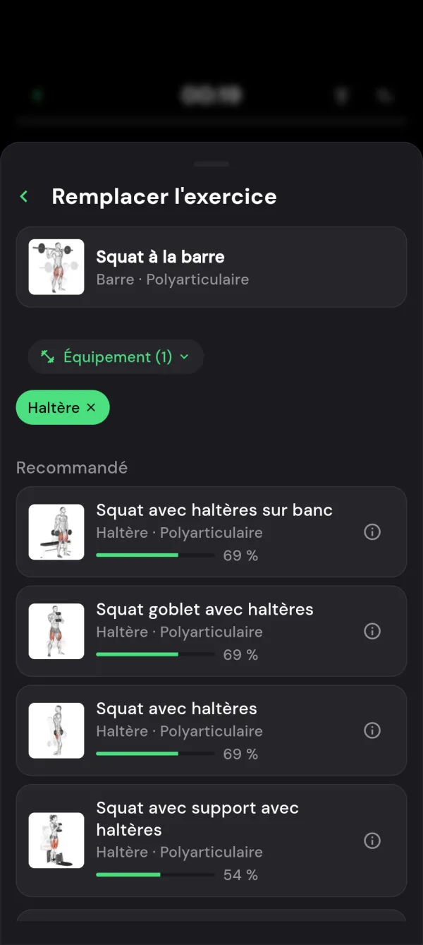 Remplacement intelligent