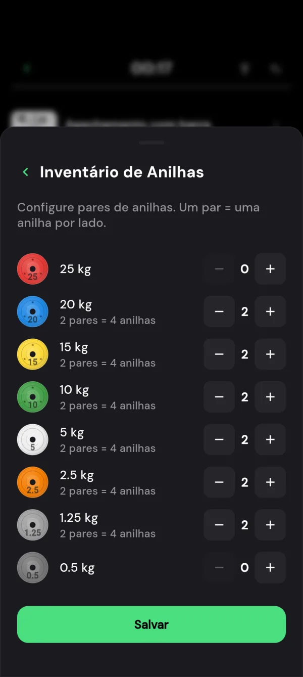 Calculadora de Anilhas